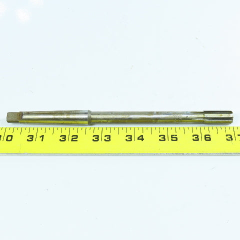Cleveland 7/16" Chucking Reamer 6 Straight Flute Morse Taper #1 Shank Lot of 5