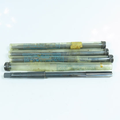 L&I .4130" Chucking Reamer 6 Straight Flute Morse Taper #1 Shank Lot of 4
