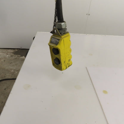 P & H Ziplift 1/2 Ton Electric Wire Rope Hoist 440V 3PH 15' Lift 20FPM W/Trolley
