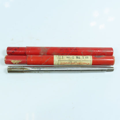 Cleveland 9/16" Expansion Chucking Reamer 6 Flute Morse Taper #1 Shank Lot of 2
