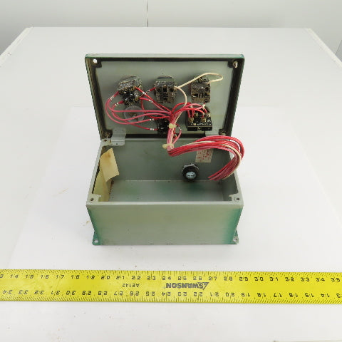 Telemecanique Operator Control Panel Electrical Enclosure W/Switches 380VAC