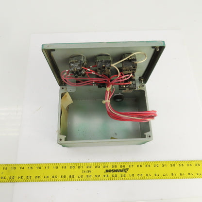 Telemecanique Operator Control Panel Electrical Enclosure W/Switches 380VAC