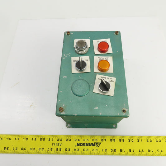 Telemecanique Operator Control Panel Electrical Enclosure W/Switches 380VAC