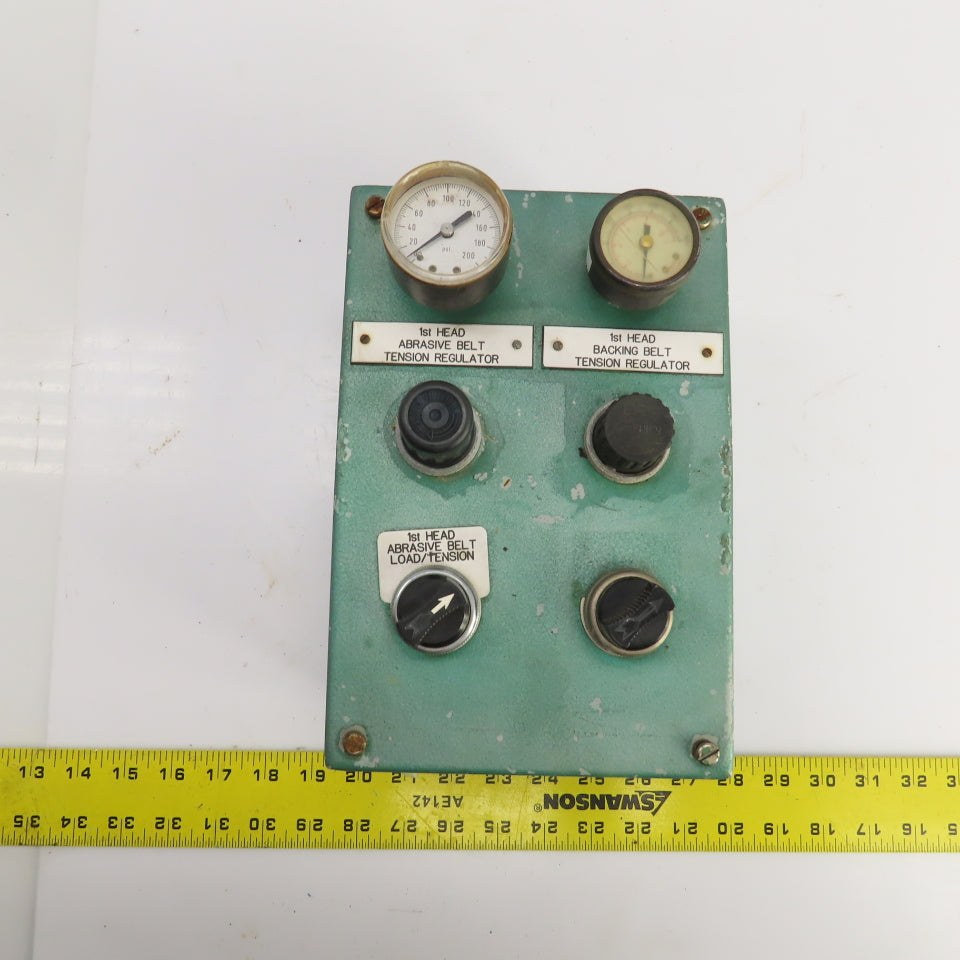Pneumatic Operator Control Panel W/2 Position Selector Switches & Regu ...