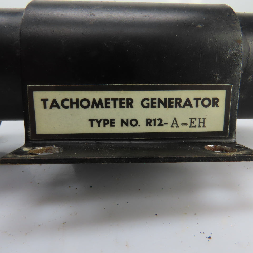 R12-A-EH Tachometer Generator From Time Saver 852-5CB