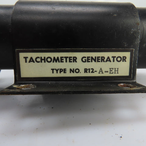 R12-A-EH Tachometer Generator From Time Saver 852-5CB