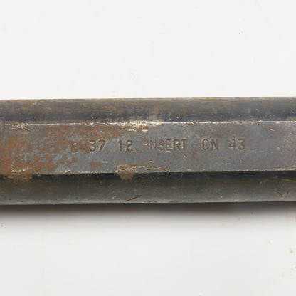Kennametal B37 12 Indexing Insert Boring Bar  1-7/16" Shank 14" OAL