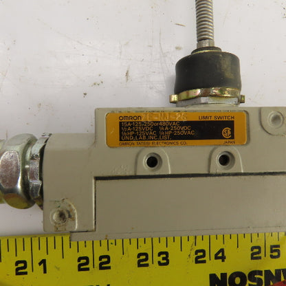 Omron ZE-NJ-2S Coil Spring Wobble Lever Limit Switch 15A 250/480VAC Lot Of 2