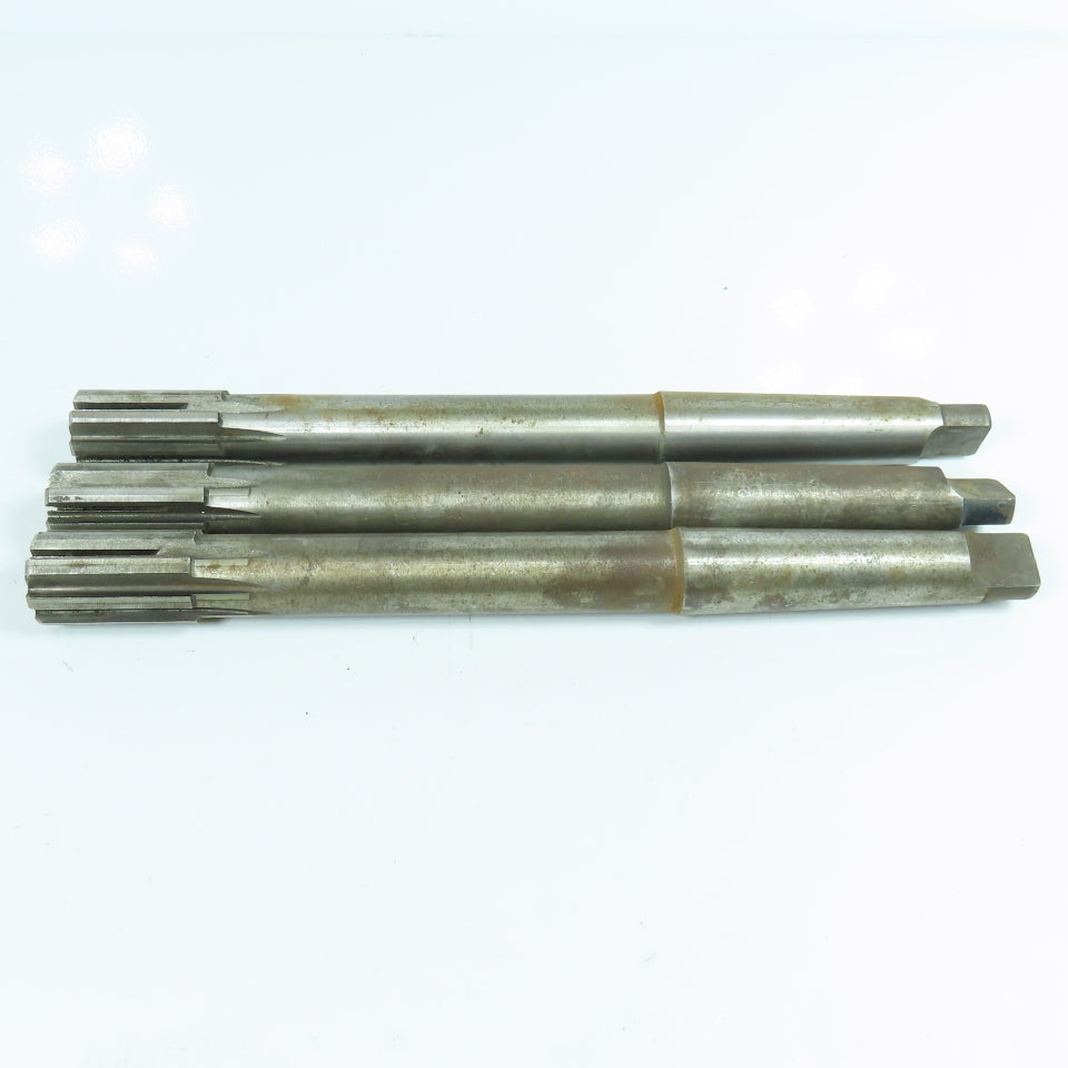Cleveland 1" Expansion Chucking Reamer 8 Flute Morse Taper #3 Shank Lot/3