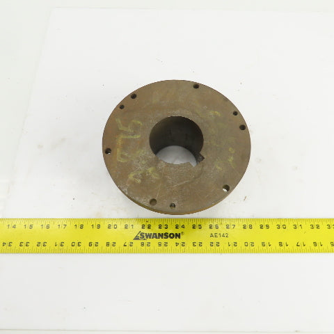 Flanged Coupling Hub Sleeve 2.875" Shaft 7-7/8" Flange OD 3/4" Key