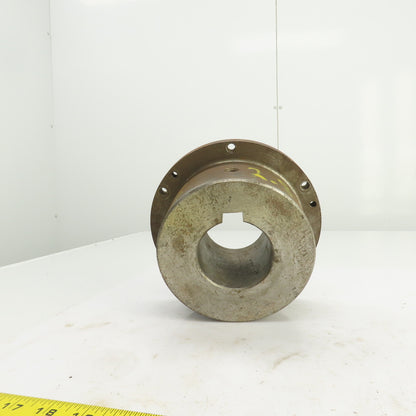 Flanged Coupling Hub Sleeve 2.875" Shaft 7-7/8" Flange OD 3/4" Key