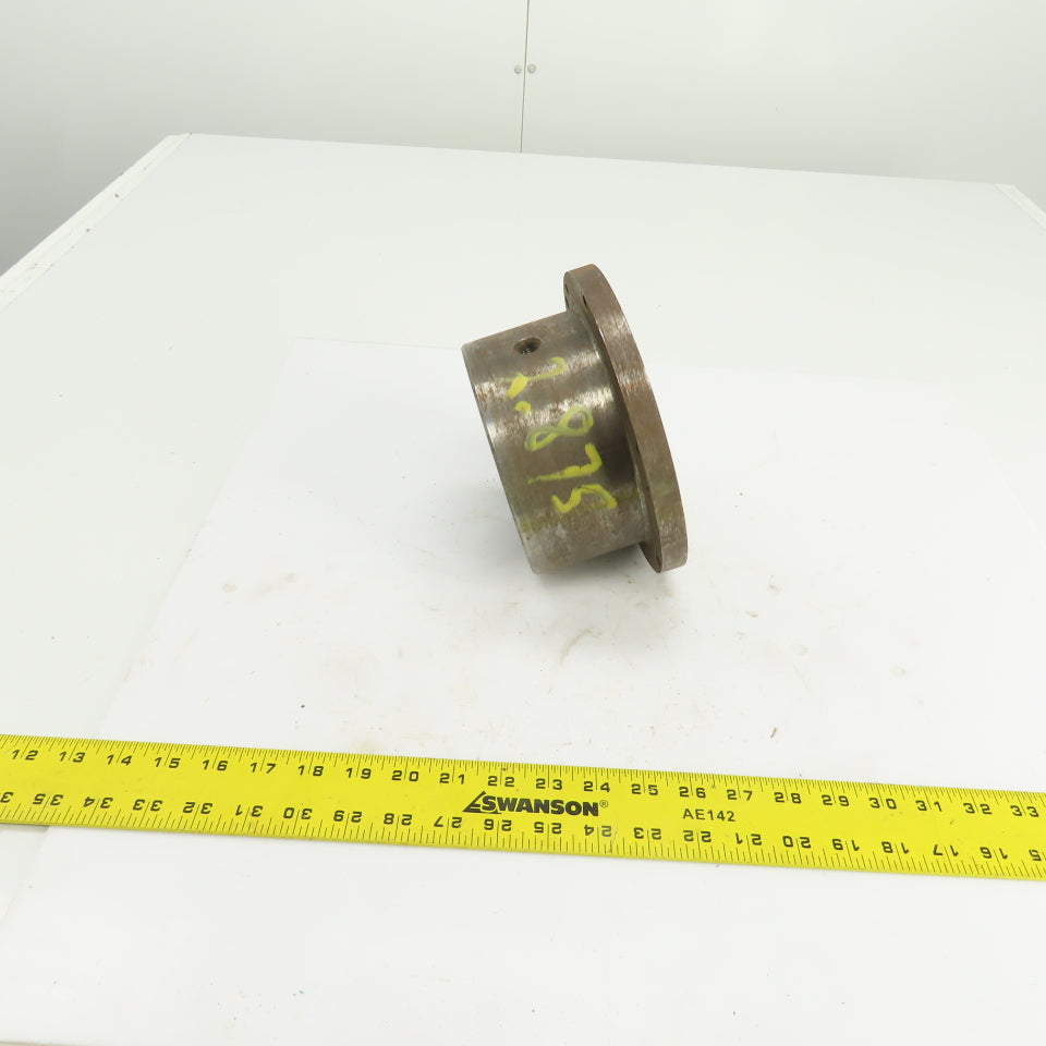 Flanged Coupling Hub Sleeve 2.875" Shaft 7-7/8" Flange OD 3/4" Key