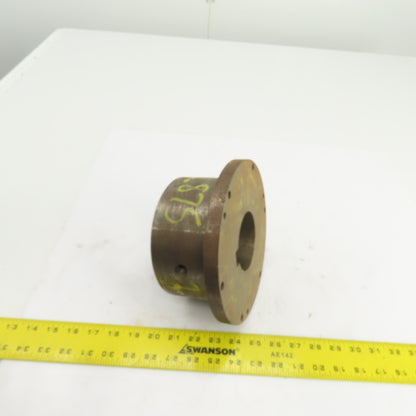 Flanged Coupling Hub Sleeve 2.875" Shaft 7-7/8" Flange OD 3/4" Key