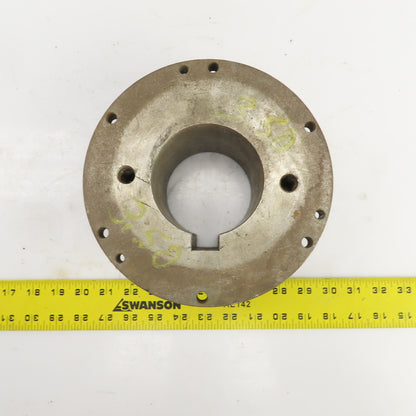 Flanged Coupling Hub Sleeve 3.500" Shaft 7-7/8" Flange OD 7/8" Key
