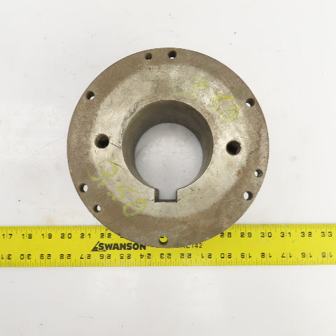 Flanged Coupling Hub Sleeve 3.500" Shaft 7-7/8" Flange OD 7/8" Key