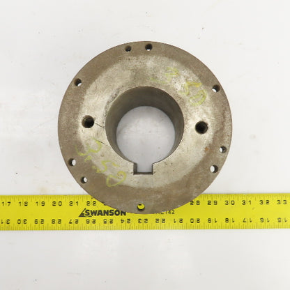 Flanged Coupling Hub Sleeve 3.500" Shaft 7-7/8" Flange OD 7/8" Key