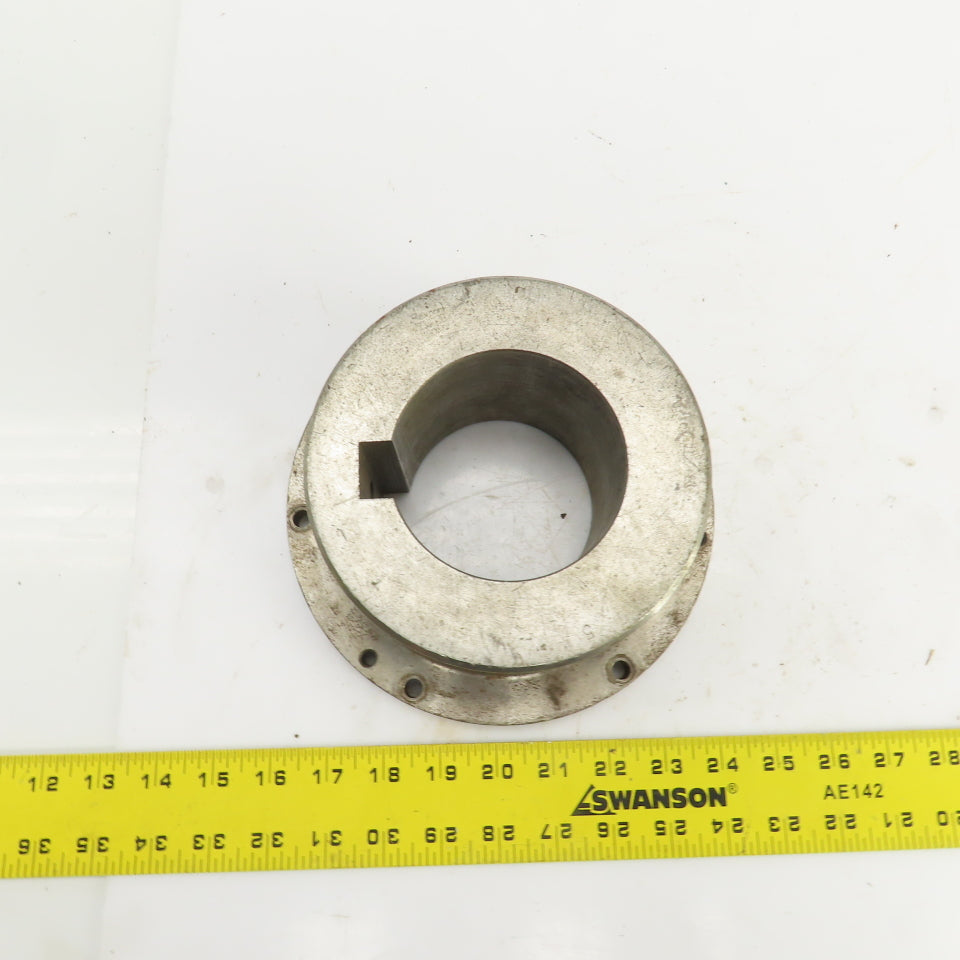 Flanged Coupling Hub Sleeve 3.500" Shaft 7-7/8" Flange OD 7/8" Key