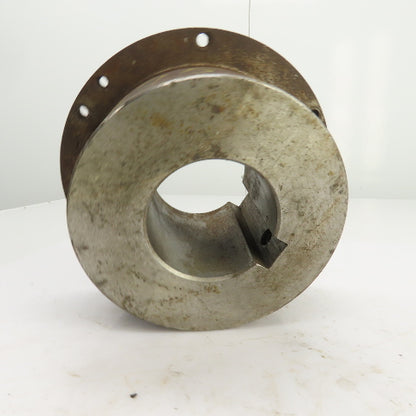 Flanged Coupling Hub Sleeve 2.875" Shaft 7-7/8" Flange OD 3/4" Key