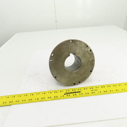 Flanged Coupling Hub Sleeve 2.875" Shaft 7-7/8" Flange OD 3/4" Key