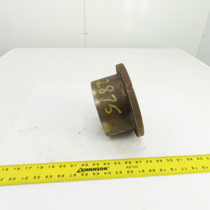 Flanged Coupling Hub Sleeve 2.875" Shaft 7-7/8" Flange OD 3/4" Key