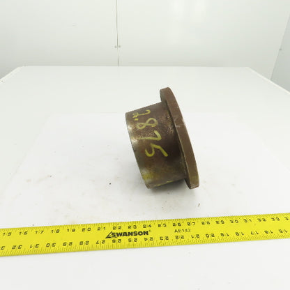 Flanged Coupling Hub Sleeve 2.875" Shaft 7-7/8" Flange OD 3/4" Key