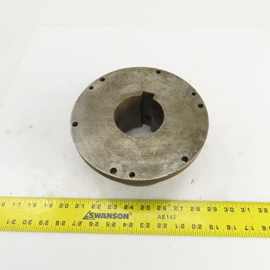 Flanged Coupling Hub Sleeve 2.875" Shaft 7-7/8" Flange OD 3/4" Key