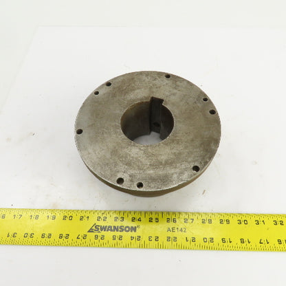 Flanged Coupling Hub Sleeve 2.875" Shaft 7-7/8" Flange OD 3/4" Key