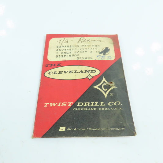 Cleveland 5/32"x 40  Expansion Pin For Chucking Reamer Adjustment Screw Bolt