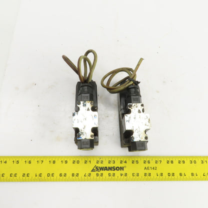 Vickers DG4V-3-2A-M-P7-H-7-50 Hydraulic Directional Control Valve 24VDC Lot of 2