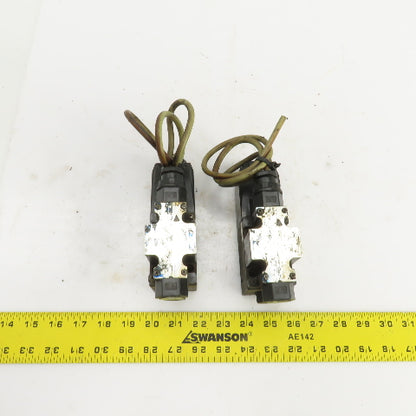 Vickers DG4V-3-2A-M-P7-H-7-50 Hydraulic Directional Control Valve 24VDC Lot of 2