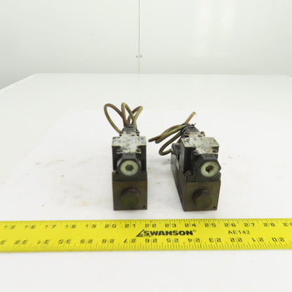 Vickers DG4V-3-2A-M-P7-H-7-50 Hydraulic Directional Control Valve 24VDC Lot of 2