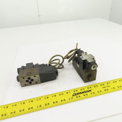 Vickers DG4V-3-2A-M-P7-H-7-50 Hydraulic Directional Control Valve 24VDC Lot of 2