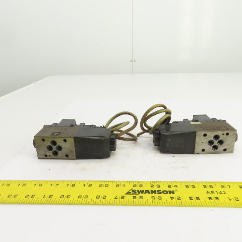 Vickers DG4V-3-2A-M-P7-H-7-50 Hydraulic Directional Control Valve 24VDC Lot of 2