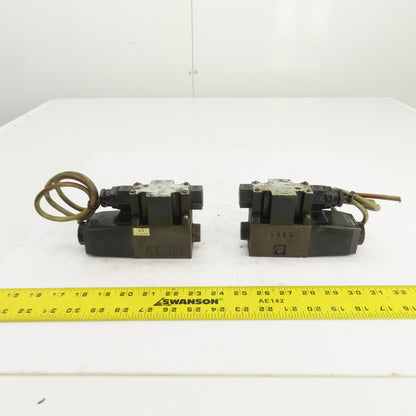 Vickers DG4V-3-2A-M-P7-H-7-50 Hydraulic Directional Control Valve 24VDC Lot of 2