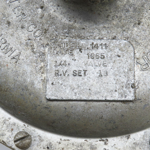 American Meter 1411 Reliance Gas Regulator RV Set 13 - 3/4 NPT