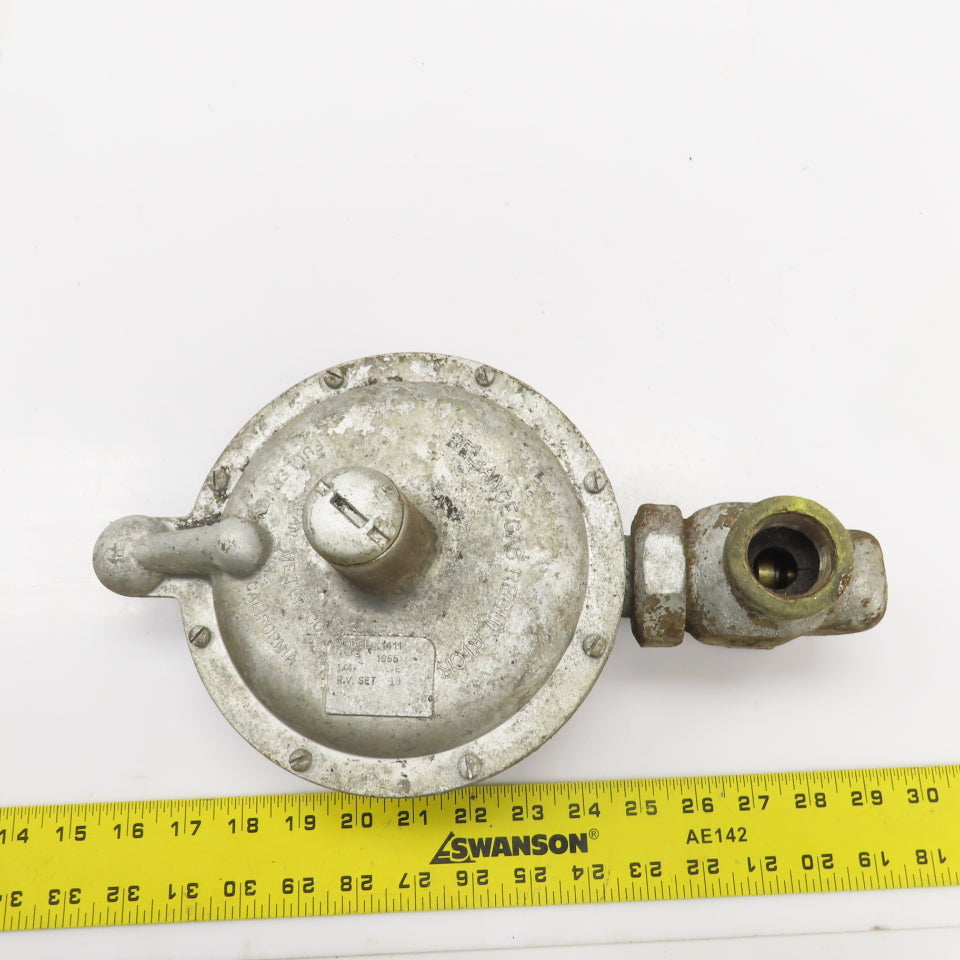 American Meter 1411 Reliance Gas Regulator RV Set 13 - 3/4 NPT