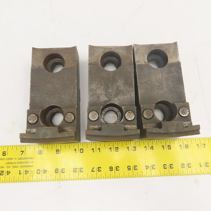 Jergens 15266 4" x 2-1/2" Workholding Lathe Jaw Tongue & Groove Set Of 3