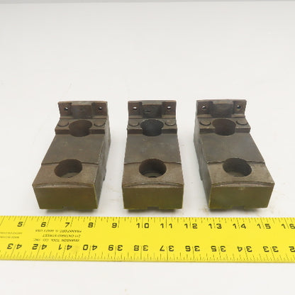 Jergens 15266 4" x 2-1/2" Workholding Lathe Jaw Tongue & Groove Set Of 3