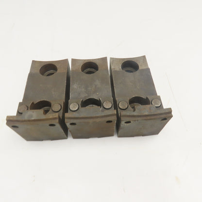 Jergens 15266 4" x 2-1/2" Workholding Lathe Jaw Tongue & Groove Set Of 3
