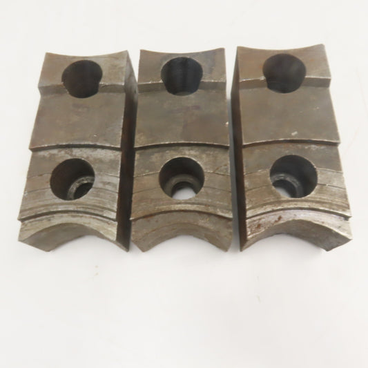 Jergens 15266 4" x 2-1/2" Workholding Lathe Jaw Tongue & Groove Set Of 3