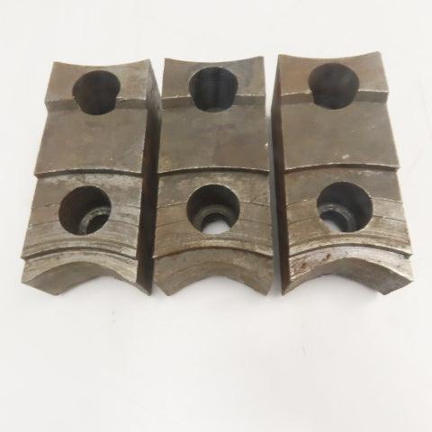 Jergens 15266 4" x 2-1/2" Workholding Lathe Jaw Tongue & Groove Set Of 3