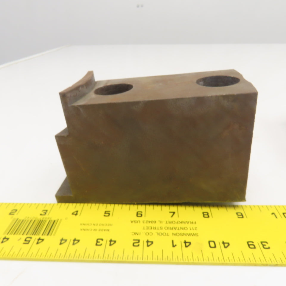 Jergens 15717 6" x 2-1/2" Workholding Lathe Jaw Tongue & Groove Set Of 3