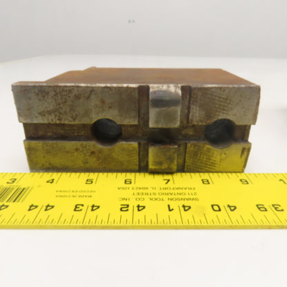 Jergens 15717 6" x 2-1/2" Workholding Lathe Jaw Tongue & Groove Set Of 3