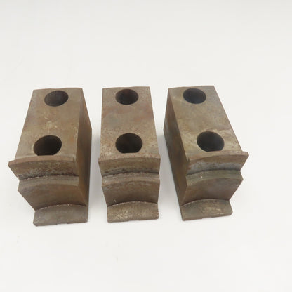 Jergens 15717 6" x 2-1/2" Workholding Lathe Jaw Tongue & Groove Set Of 3