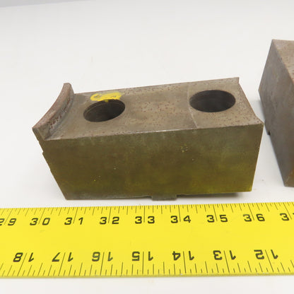 Jergens 15265 5-1/2" x 2-1/2" Workholding Lathe Jaw Tongue Groove Set Of 3