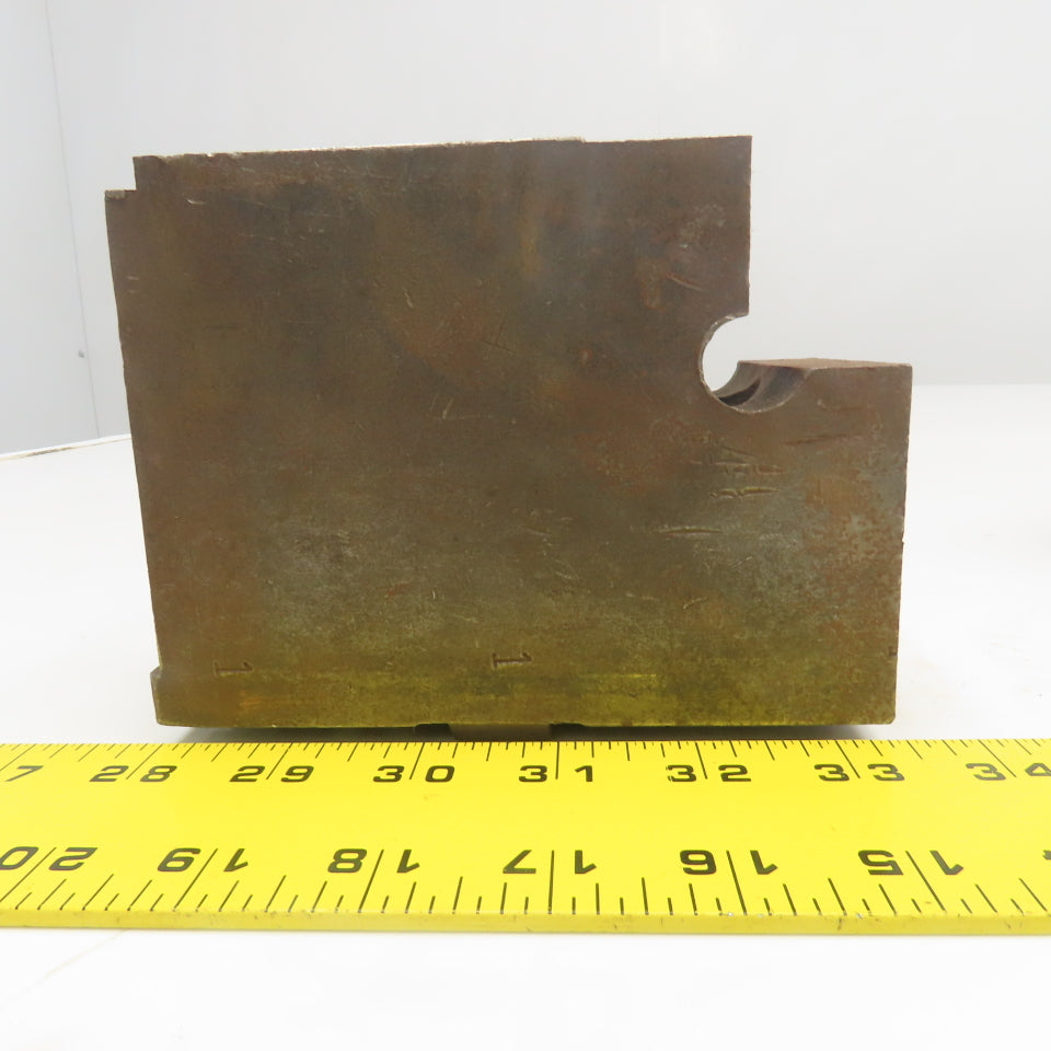 Jergens 15717 5-1/2" x 2-1/2" Workholding Lathe Jaw Tongue Groove Set Of 3