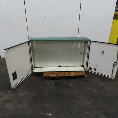 36" x 60" x 12" Double Door Wall Mount Electrical Enclosure W/Backplate