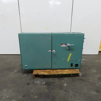 36" x 60" x 12" Double Door Wall Mount Electrical Enclosure W/Backplate