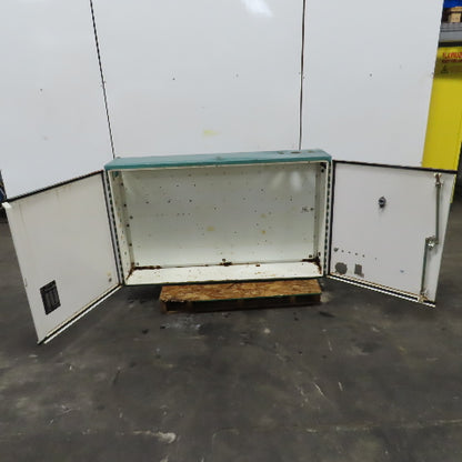 36" x 60" x 12" Double Door Wall Mount Electrical Enclosure W/Backplate