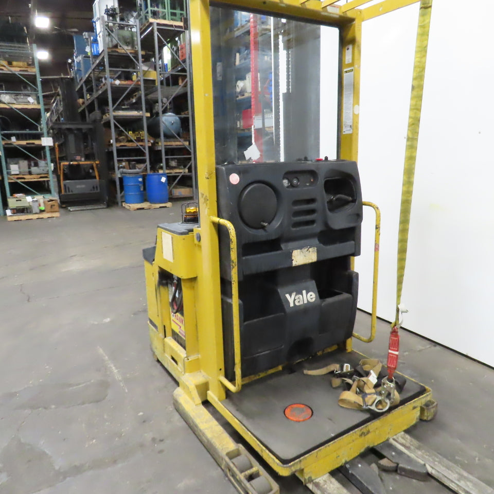 2000 Yale 0S030 3000 Lbs Capacity Order Picker Stand Up Electric Forklift 24V